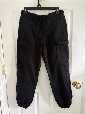 No Boundaries Black Cargo Jogger Pants for Women